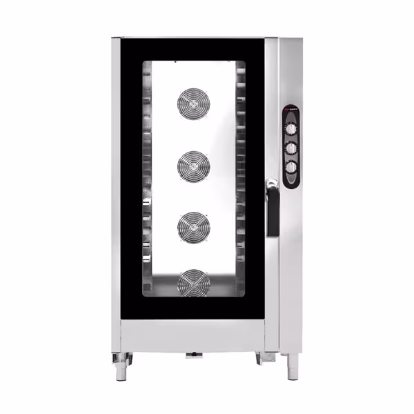 Bakkerij-Elektrisch-Combisteamer - Handmatig - 16x 600x400 - incl. rekwagen