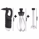 Frullatore a immersione professionale con aste removibili 300&250mm e frusta - 650W - Velocità fissa - 18000rpm