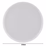 (6 szt.) ENTITY - Talerz do pizzy - Porcelana - Ø 310mm - Biały