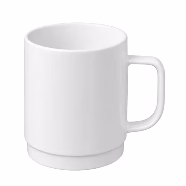 (50 pcs) Polycarbonate Mug - White - 250 ml - Break-Resistant