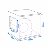 Airbox Ventilatorbox - 9300 m³/uur - 400V