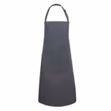 (6 pièces) KARLOWSKY | Tablier à bavette avec poche Basic - Anthracite	