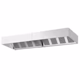 Commercial Wall-Mounted Extractor Hood – 4400mm – with Baffle Filters & Lighting