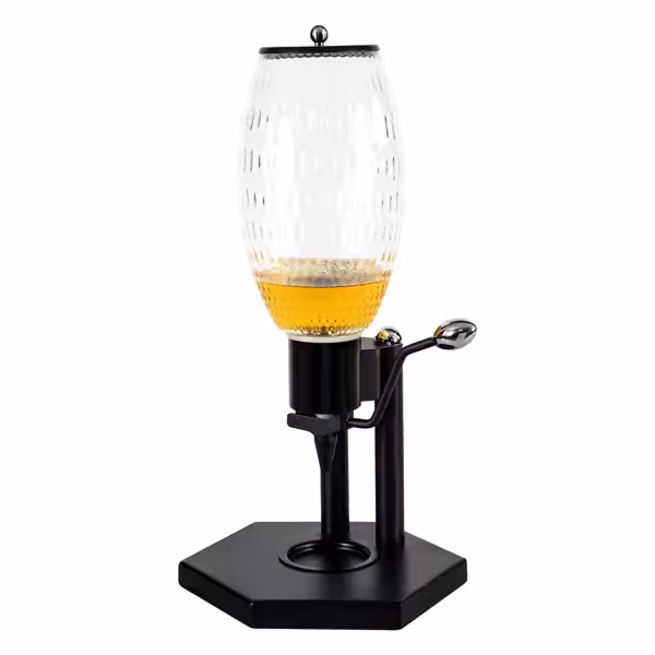Honungsdispenser - 4,7 l - svart