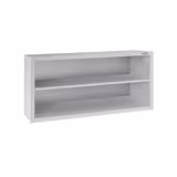 Pensile a giorno in acciaio inox ECO - 1200x400mm - a giorno (senza ante) - 650mm di altezza