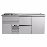 Biertheke Premium PLUS - 1950x700mm - 1 Tür & 2 Schubladen