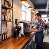 Commercial Espresso Machine Compact - 2 Group - Multi-boiler - with Touchscreen - Separate Temperature Control - Pre-infusion System & 2 Steam Wands - White