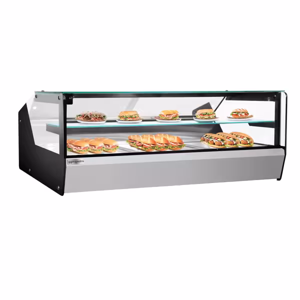 Warmhoudvitrine - 1000mm - 400W - 3 niveaus - 3 x GN 1/1