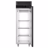 Commercial Refrigerator Stainless Steel PREMIUM - 700 L - 1 Door - GN 2/1 - Ventilated - Anthracite