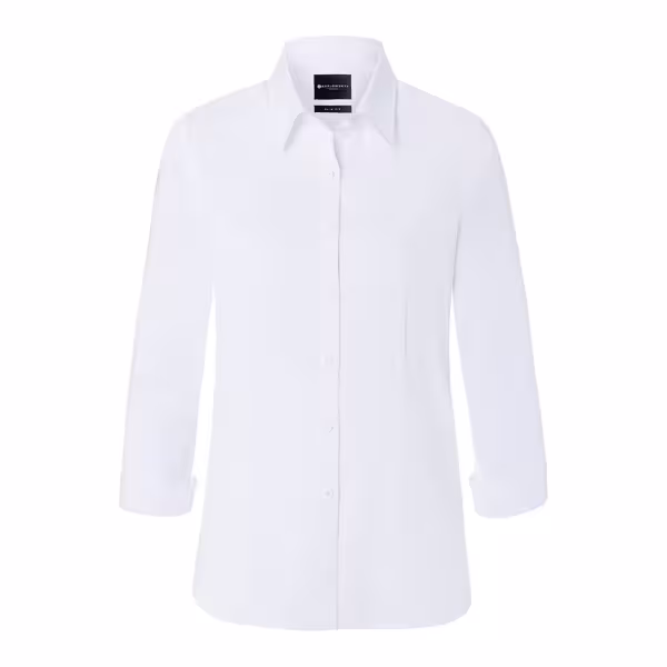 (6 pieces) KARLOWSKY| Ladies' Classic Blouse – 3/4 Sleeve - Slim Fit - White - Size S