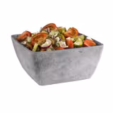 (6 pcs) Bowl - ELEMENT - Melamine - 3.8L - square - 250x250mm - Depth: 120mm - Grey