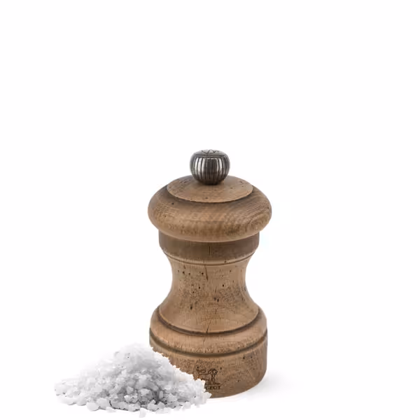 (6 bucăți) PEUGEOT | BISTRO - Râșniță de sare - Lemn - Antic - Înălțime: 100 mm