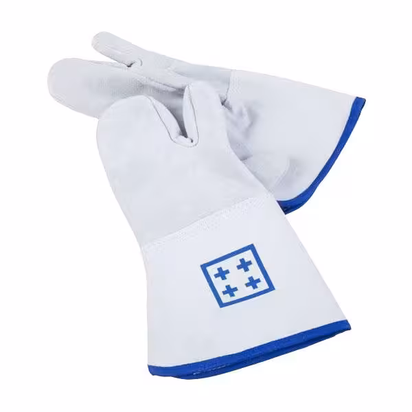 Ovenhandschoen - lederen - Lengte: 360mm - 3 vingers