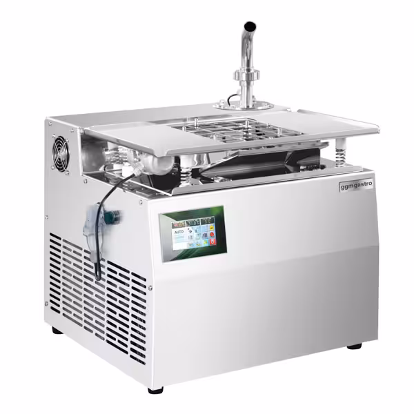 Commercial Countertop Chocolate Tempering Machine - 11kg - 1,75kW - with Dispensing Spout