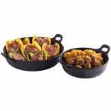 (6 stycken) Skål - PADELLA – Melamin – 3 liter – Ø 28 cm – Svart