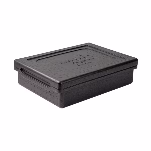 (8 stuks) THERMO FUTURE BOX | Thermobox TAKE AWAY Diner - 10 liter - Zwart