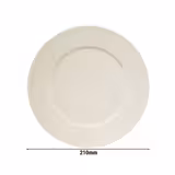 (12 darab) PERA Creme - Tányér lapos - Ø 21 cm