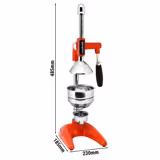 Heavy Duty Lever Citrus Press - Ergonomic Handle(s) - Stainless Steel