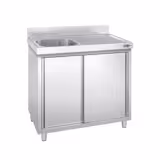 Spülschrank PREMIUM - 1000x700mm - mit 1 Becken links