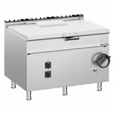 Brasiera elettrica ribaltabile Serie 900 - 120L - 18,0kW - ribaltamento manuale a volantino - rubinetto carico acqua