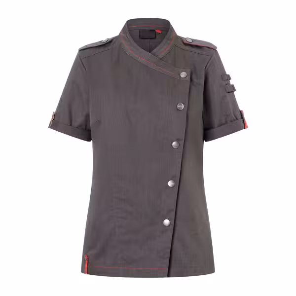 KARLOWSKY| Women's Short-Sleeve Chef Jacket – Denim-Style - ROCK CHEF Stage 2 - Size 50