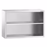 Edelstahl Wandhängeschrank PREMIUM - 1000x400mm - ohne Schiebetür - 800mm hoch