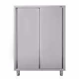 Armoire de travail en inox ECO - 1600x600mm - 2 portes coulissantes - Hauteur: 1800mm