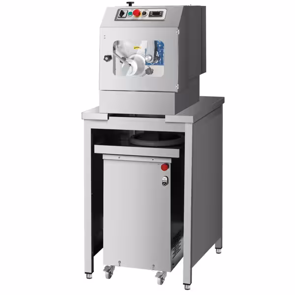 Portioneermachine incl. deegroller & onderstel - 0,93kW - Gewichtsbereik: ~50-800g - Capaciteit: 30kg - max. 340 st./u