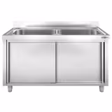 Evier à casseroles - 1600x700mm - avec 2 bacs