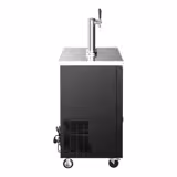Distributeur de bière en fût à tirage direct - 3x 50L fûts - 3 robinets - 1850x620mm - 3 portes pleines