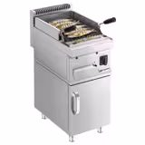 Gas lavasteengrill - 5,5kW - 400mm - Kantelbaar grillrooster - Tafelmodel - RVS