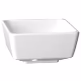 (6 stuks) Schaal - FLOAT - Melamine - 0,16L - vierkant - 90x90mm - stapelbaar - Wit