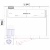Regalset Aluminium - Bautiefe: 360mm - Tragkraft: 600 kg