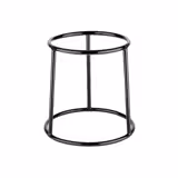 Büfé állvány - MULTI ROUND - fekete - fém, PVC - kerek - 180x180 mm - Magasság: 180 mm