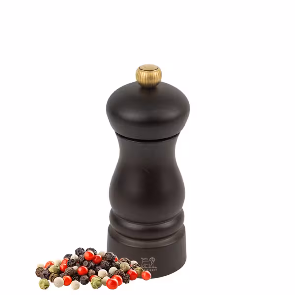 (6 pieces) PEUGEOT | CLERMONT - Pepper Mill - Chocolate - Height: 130mm