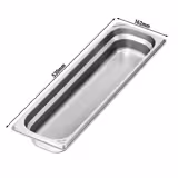 Edelstahl-Behälter GN 2/4 - Höhe: 65mm