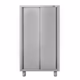 Armadio per stoviglie in acciaio inox ECO - 1200x600mm - 2 porte scorrevoli - Altezza: 1800mm