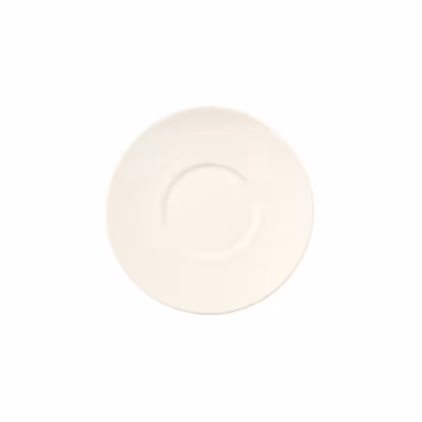 (6 pieces) SELTMANN WEIDEN | Round Espresso Saucer MAXIM COUP FINE DINING – Cream – Ø135 mm – High-Gloss Porcelain