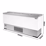Frigo a pozzetto per bibite - Bianco - 415 Litri