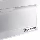 Elemento neutro - 400x620x430mm - GN 1/1 o 1/2 - acciaio inox AISI 304 - con cassetto - tavolo - con alzatina - spigoli arrotondati - senza base armadiata