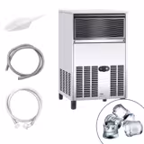Commercial Ice Machine - Bullet - 48kg/24h - with Storage Bin