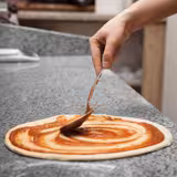 Masa de racire / pizza PREMIUM - 0,9 x 0,7 m - cu 2 usi din sticla si blat din granit