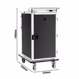 Banketwagen - verwarmd - 12x GN 1/1 - Digitaal