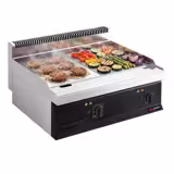 Elektryczna płyta grillowa - 8,1 kW - Gładka i Ryflowana