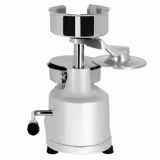 Manuelle Hamburgermaschine - Ø 130 mm - Silber