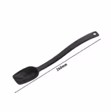 (12 kpl) CAMBRO | CAMWEAR® - Tarjoilulusikka polykarbonaatista - 255 mm - Musta	