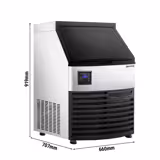 Fabbricatore di ghiaccio - cubetti - 73 kg/24 h