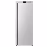 Voorraadkoelkast RVS ECO - 400l - met 1‑deurs dichte deur & 4 roosters - binnenzijde kunststof