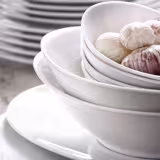 (6 szt.) Miseczka owalna - White Delight - Porcelana - 450ml - 210x135mm - Biały