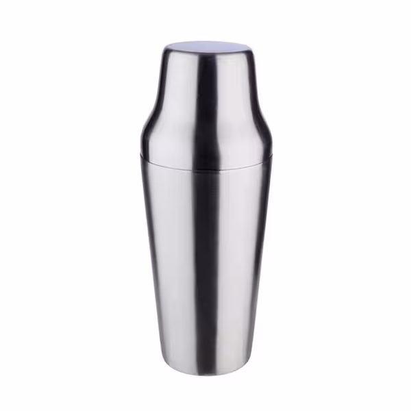 (6 stuks) Franse cocktailshaker (Parisian) - 2-delig set - RVS - 0,7L